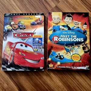 Disney Pixar Cars and Meet the Robinsons DVD Set